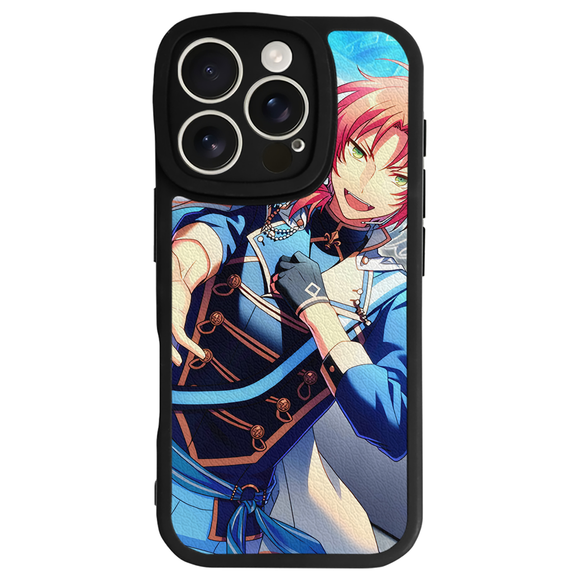 （画像用） あんさんぶるスターズ! Ensemble Stars 【iPhone 16シリーズ対応】シリコンスマホケース（レザー調） 材質：シリコン